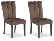 Jeshina - Mocha - Dining Upholstered Side Chair (Set of 2) - JaxCo Furniture