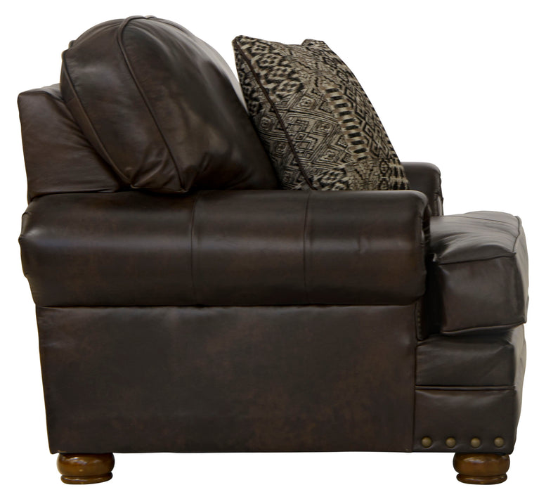 Roberto - Chair - Cocoa - Leather - JaxCo Furniture