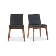 Deco - PVC Dining Chair (Set of 2) - Ebony - JaxCo Furniture