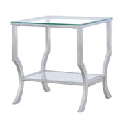 Saide - Rectangular Glass Top Table - JaxCo Furniture