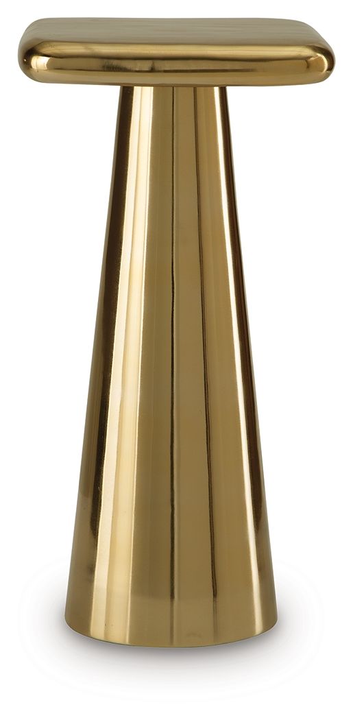 Dallenburg - Gold Finish - Accent Table - JaxCo Furniture