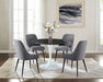 Colfax - Black Top Dining Set - JaxCo Furniture