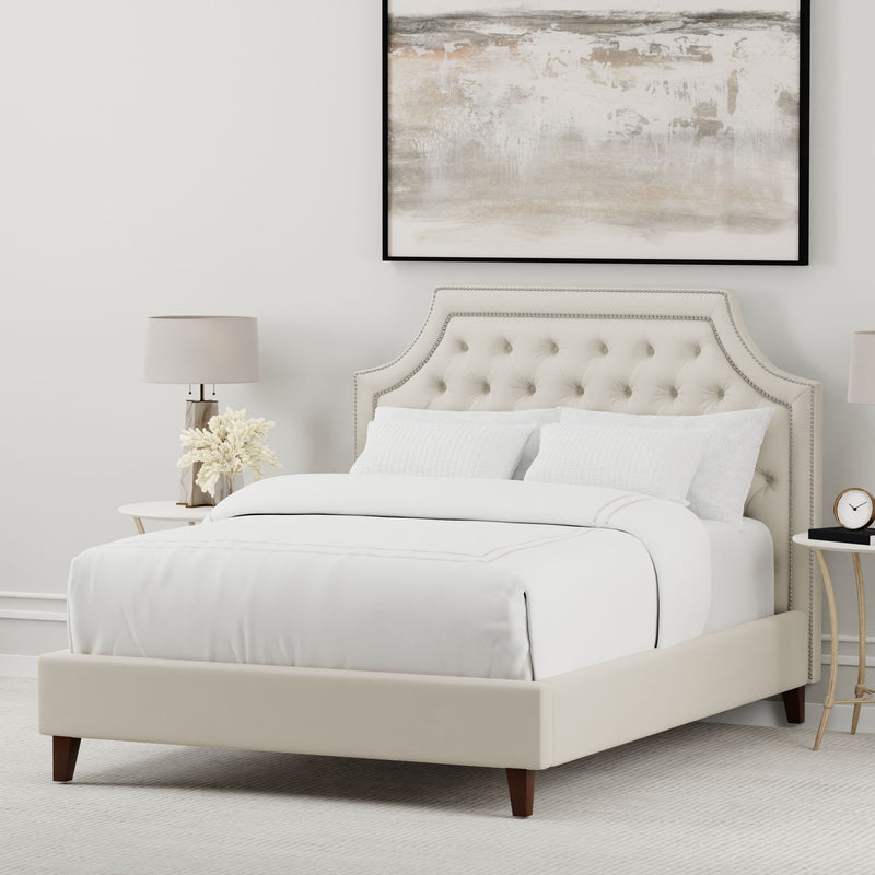 Jasmine - Upholstered Bed - JaxCo Furniture