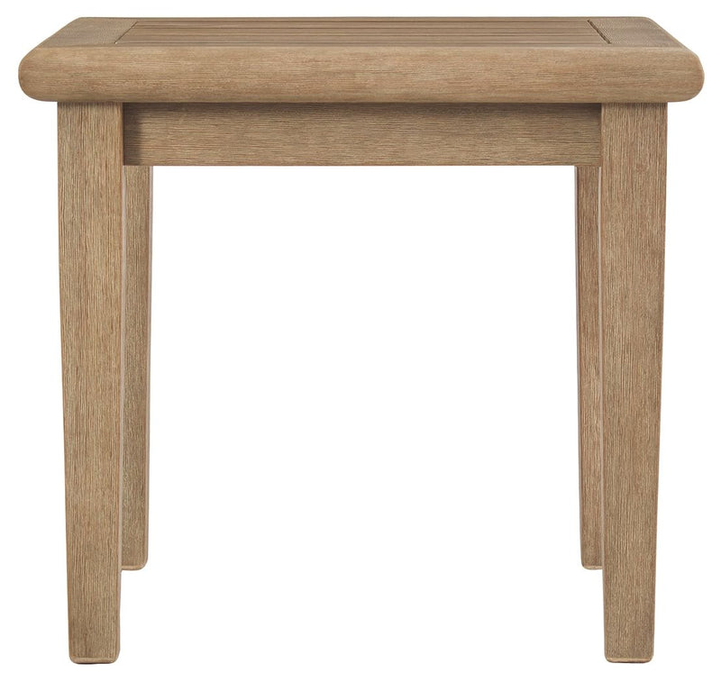 Gerianne - Brown - Square End Table - JaxCo Furniture