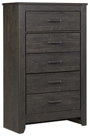 Brinxton - Charcoal - Five Drawer Chest - JaxCo Furniture