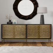 Crossings - Cairo Console - Rich Coffee Bean - JaxCo Furniture