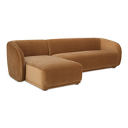Faye - Left Sectional - Tan - JaxCo Furniture