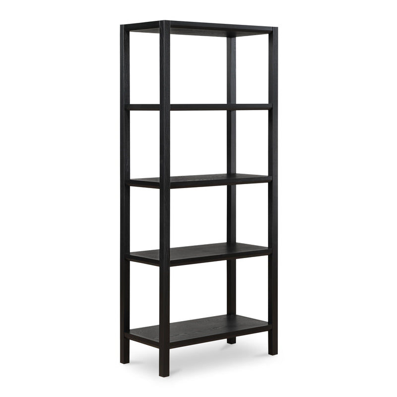 Nolan - Bookcase - Black - JaxCo Furniture