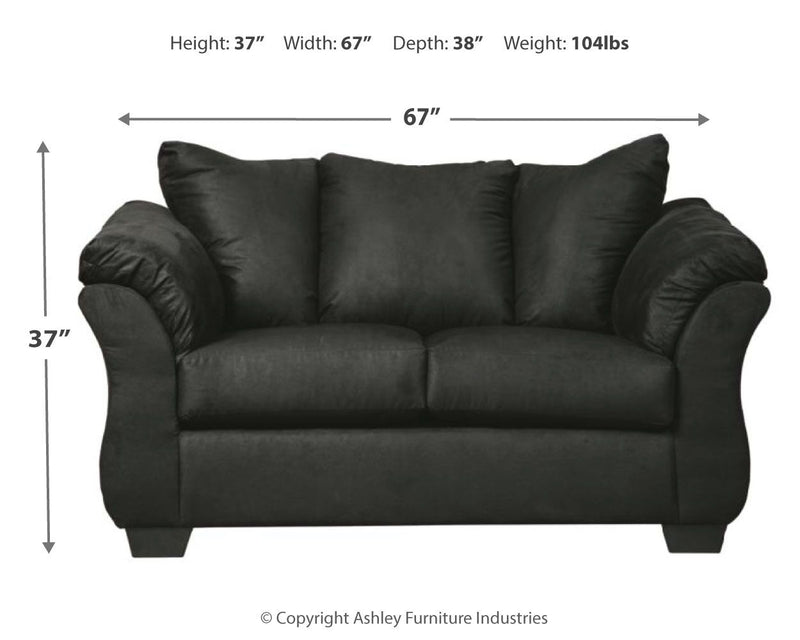 Darcy - Stationary Loveseat - JaxCo Furniture