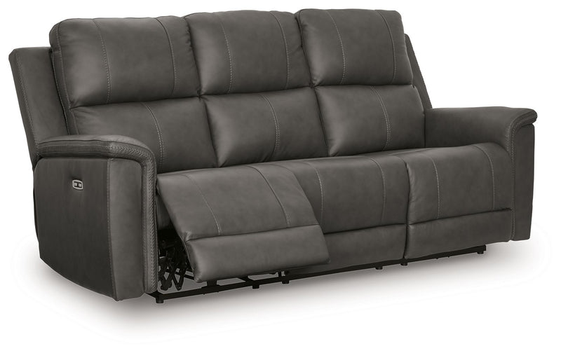 Bleckley - Power Reclining Sofa With Adjustable Headrest - JaxCo Furniture