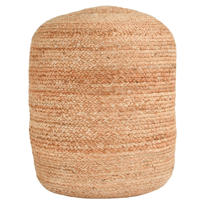 Poufs - Madeira Jute Pouf - Natural - JaxCo Furniture