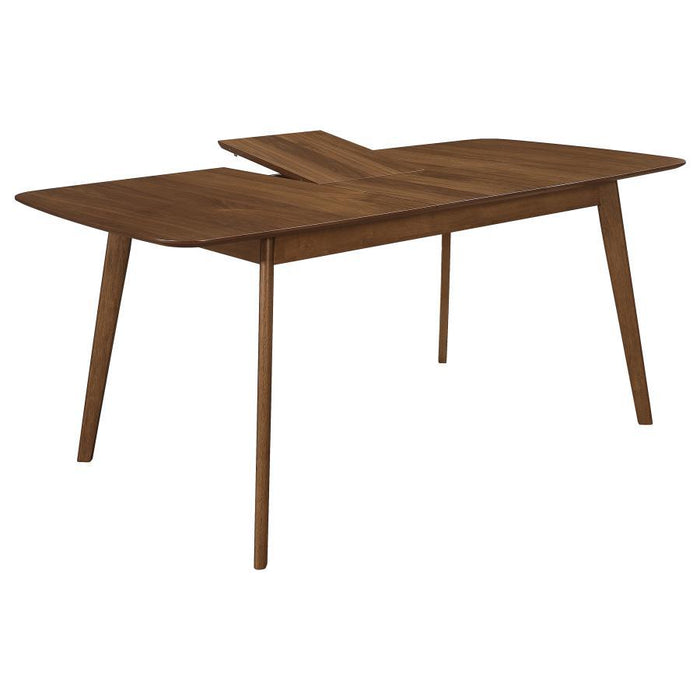 Redbridge - Extension Leaf Dining Table - Natural Walnut - JaxCo Furniture