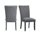 Tuscany - Standard Height Side Chair (Set of 2) - Charcoal - JaxCo Furniture