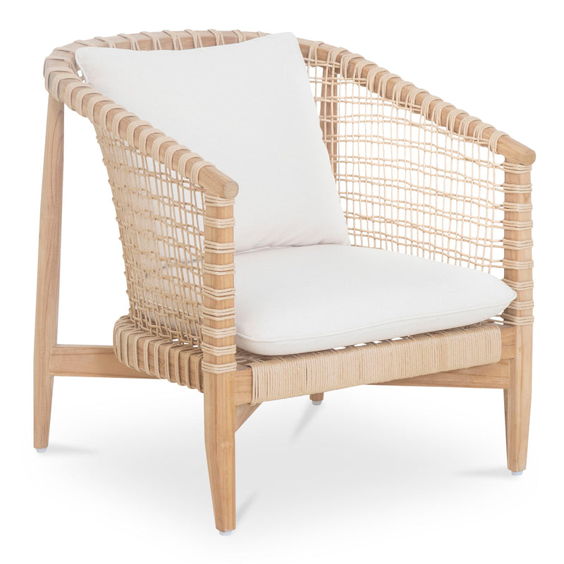 Kuna - Outdoor Lounge Chair - Beige - JaxCo Furniture