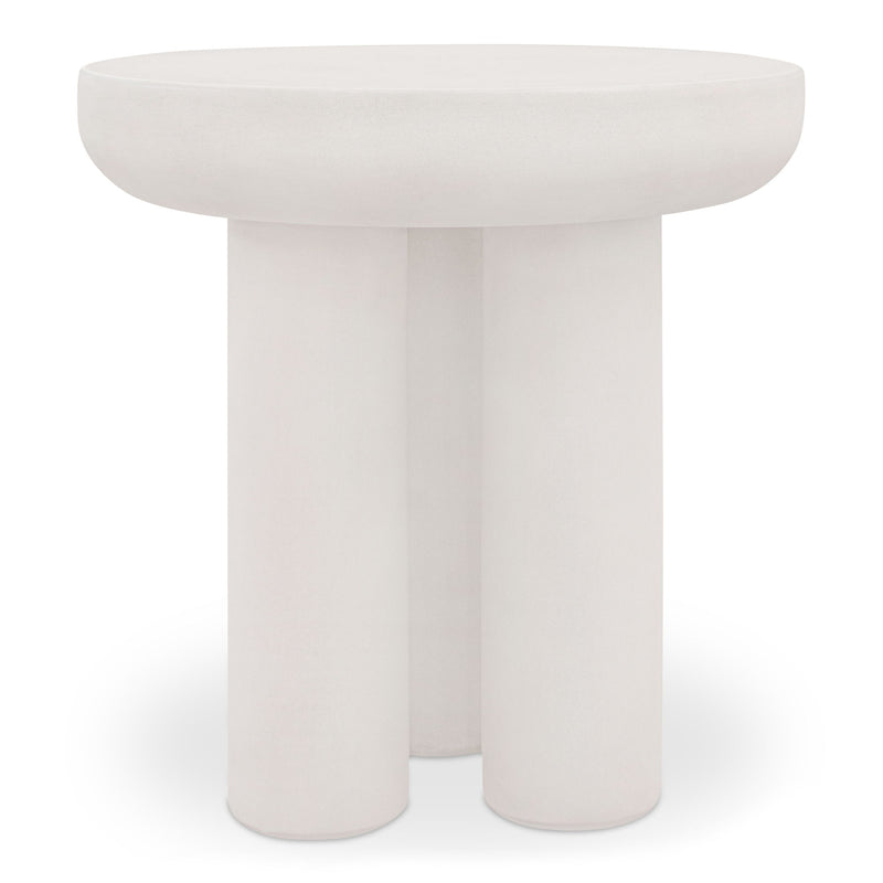 Rocca - Side Table - Cream - JaxCo Furniture