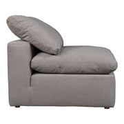 Terra - Livesmart Fabric Condo Slipper Chair - Light Gray - JaxCo Furniture