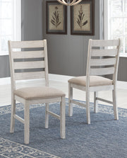 Skempton - White - Dining UPH Side Chair (Set of 2) - JaxCo Furniture