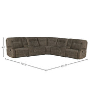 Cooper - Modular Manual Reclining Sectional - JaxCo Furniture