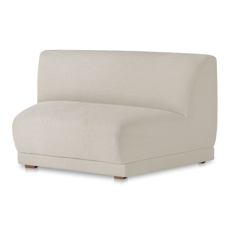 Fraser - Wedge Slipper Chair - Off White - JaxCo Furniture