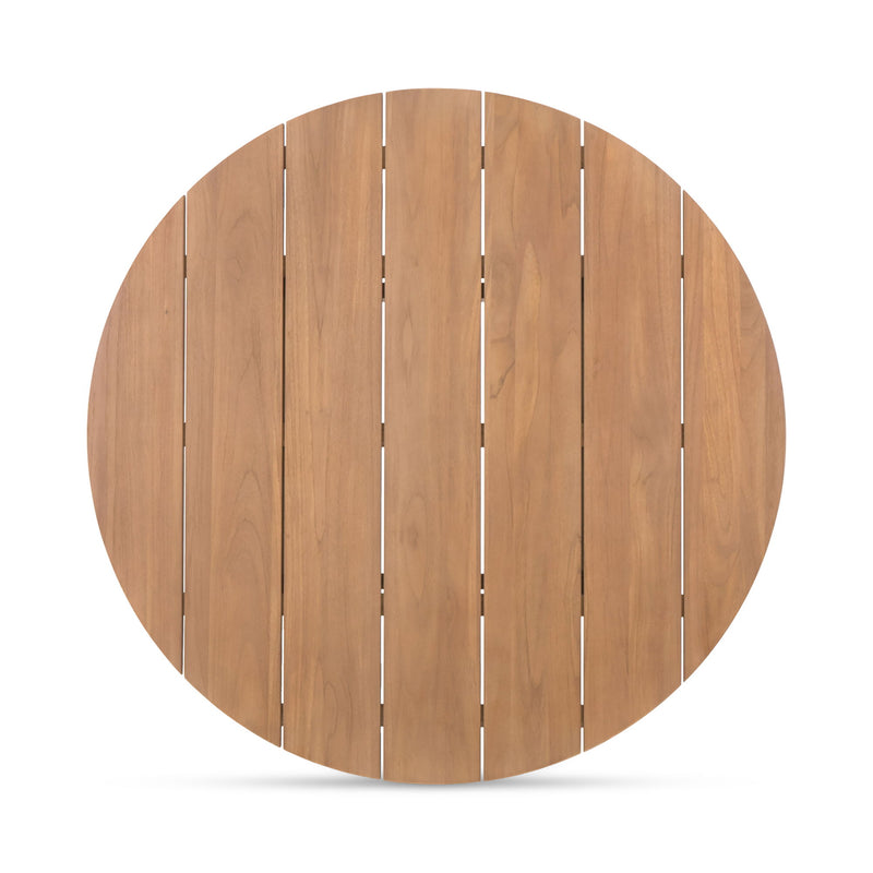 Delta - Round Outdoor Dining Table - Natural - JaxCo Furniture