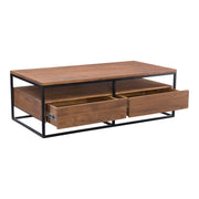 Vancouver - Coffee Table - Brown - JaxCo Furniture