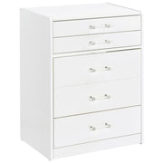 Danbury - 3-Drawer Makeup Vanity & Stool Set - JaxCo Furniture