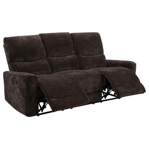 Navarro - Chenille Upholstered Reclining Sofa - JaxCo Furniture