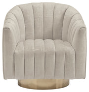 Penzlin - Pearl - Swivel Accent Chair - JaxCo Furniture