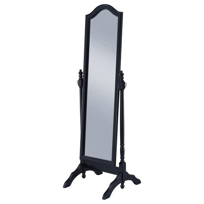 Cabot - Wood Adjustable Length Cheval Mirror - JaxCo Furniture
