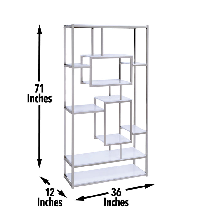 Alize - Bookcase - White - JaxCo Furniture