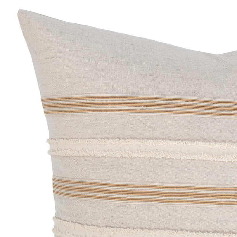Novel Estate - 22" x 22" NV Lyndhurst Pillow - Natural - JaxCo Furniture