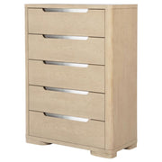 Ladera - 5-Drawer Bedroom Chest Of Drawers - Light Elm - JaxCo Furniture