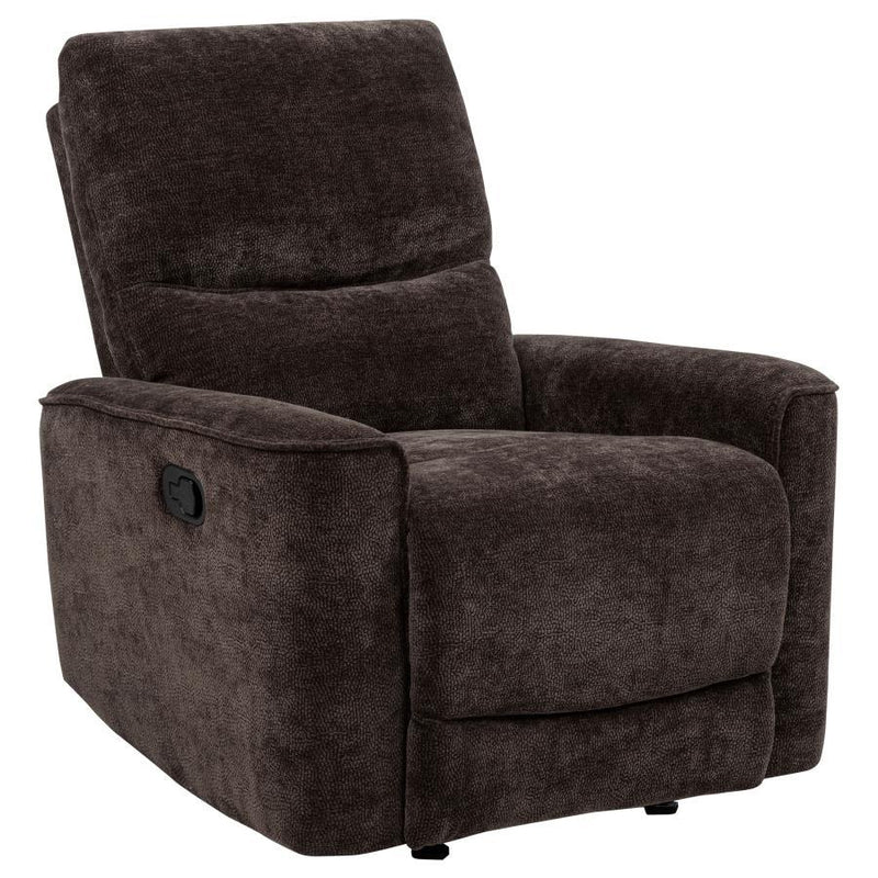 Navarro - Chenille Upholstered Glider Recliner - JaxCo Furniture