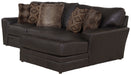 Denali - Italian Leather Match Sectional - JaxCo Furniture