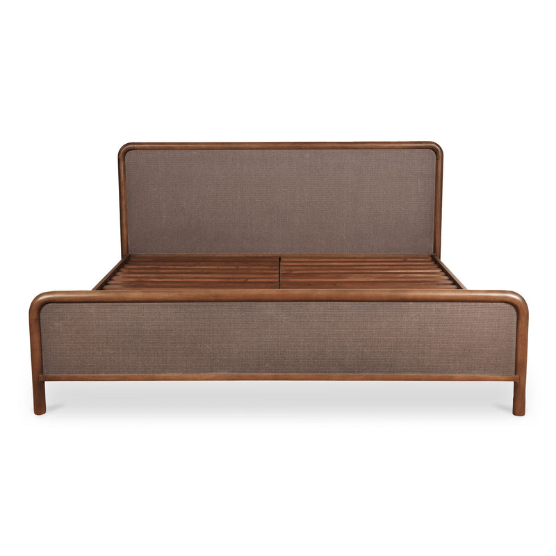 Rye - Queen Bed - Warm Brown - JaxCo Furniture
