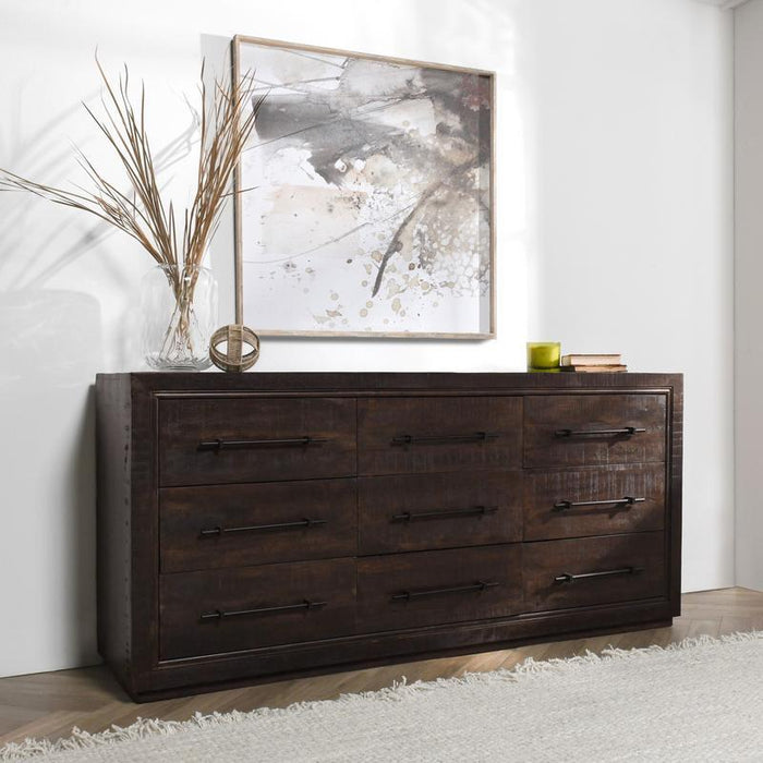 Magdalena - 9 Drawer Dresser - Espresso - JaxCo Furniture