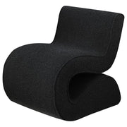 Ronea - Boucle Upholstered Armless Curved Chair - JaxCo Furniture
