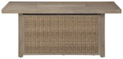 Beachcroft - Rectangular Fire Pit Table - JaxCo Furniture