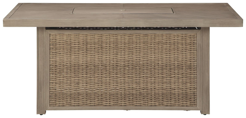 Beachcroft - Rectangular Fire Pit Table - JaxCo Furniture