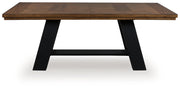 Greddinton - Brown / Black - Dining Extension Table - JaxCo Furniture