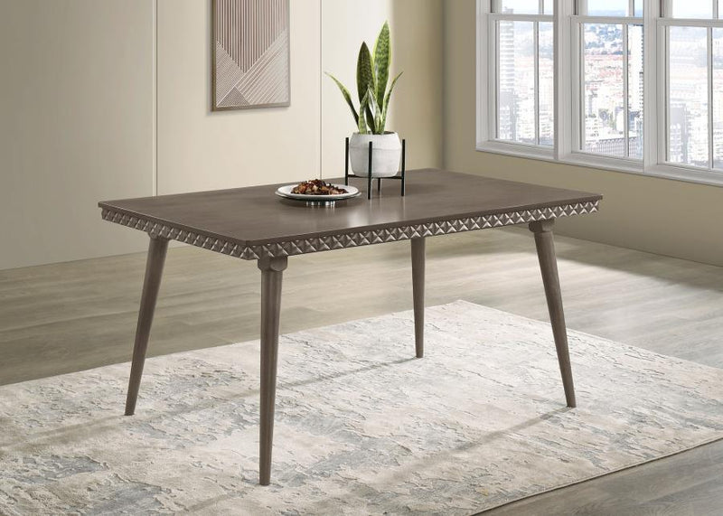 Onslow - Rectangular Wood Dining Table - Dark Brown - JaxCo Furniture