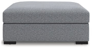Bealton - Salt And Pepper - Oversized Accent Ottoman - JaxCo Furniture