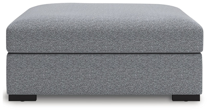 Bealton - Salt And Pepper - Oversized Accent Ottoman - JaxCo Furniture