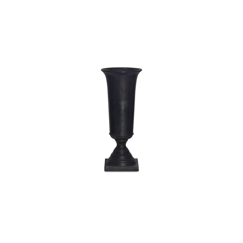Cassia - Cast Aluminum Vase - Black