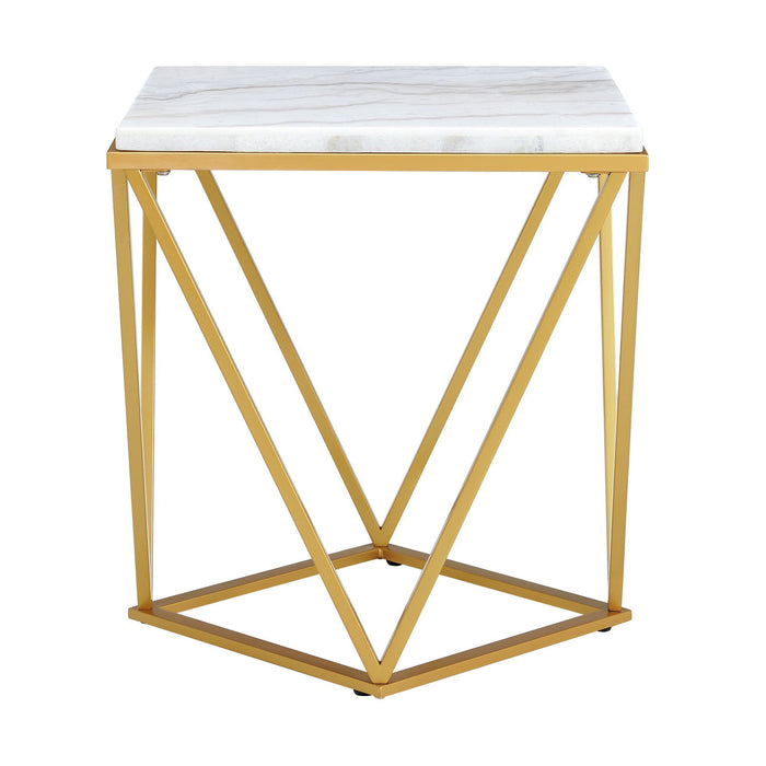 Riko - Square End Table - JaxCo Furniture