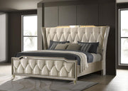 Lorient - LED Upholstered Bed - JaxCo Furniture