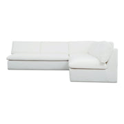 Miles - 3 Piece Outdoor Modular - White - JaxCo Furniture