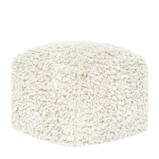 Poufs - Carters Pouf - Ivory - JaxCo Furniture