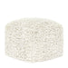 Poufs - Carters Pouf - Ivory - JaxCo Furniture