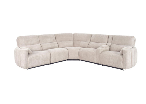 Modesto - Modular Power Reclining Sectional With Power Adjustable Headrests - JaxCo Furniture